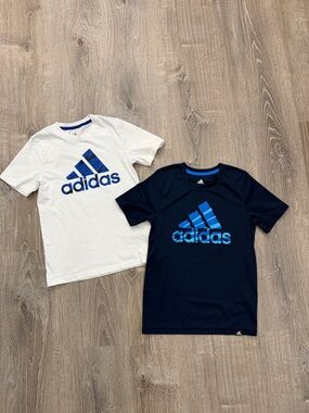 adidas Kids Short Sleeve Tees - Set of 2